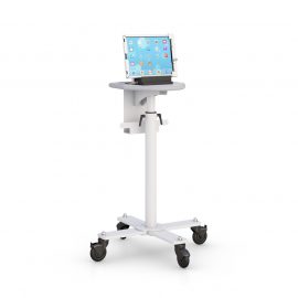 Mobile Tablet Stand on Wheels