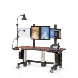 Sit Stand Desk for Imaging Center