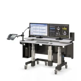 Ergonomic Height Adjustable Desk for Diagnostic Radiology
