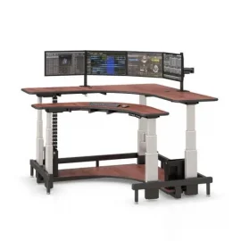 Ergonomic L Shaped Height Adjustable Desk