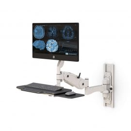 Height Adjustable Wall Mounted Monitor Arm