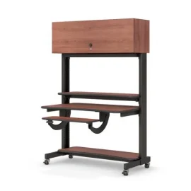 Computer Desk Rack with Cabinet