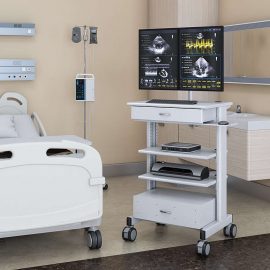 Medical Healthcare Computer Cart
