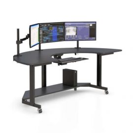 U-Shaped Computer Workstation Table