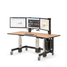 Height Adjustable Standing Desk for PACS Workstation