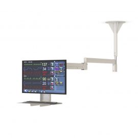 LCD Monitor Screen Ceiling Mount with Keyboard Tray