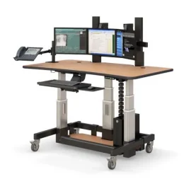 Adjustable Height Desk for PACS System