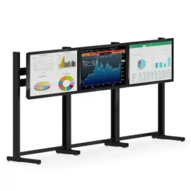 Triple Flat Screen Monitor Stand