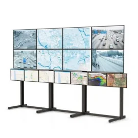 Multiple Varied Size Flat LED Monitor Mounts Floor Stand