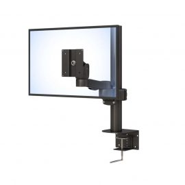 Adjustable Desk Pole Mounted Medium Size Monitor Swing Arm