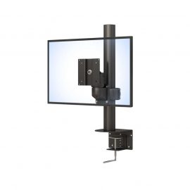 Adjustable Desk Mounted Pole Short Monitor Holder Arm