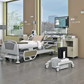 Top Quality Rolling Point of Care Medical Computer Cart
