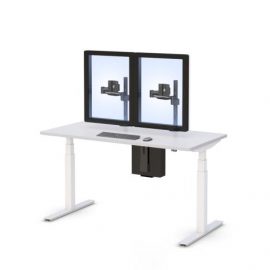 Height Adjustable Radiology Imaging Workstation for Home Use