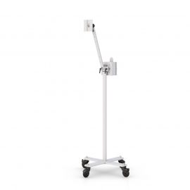 Mobile Tablet Cart with Articulating Arm for Extended Reach