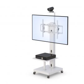 Video Conferencing Mobile Cart for Virtual Communication