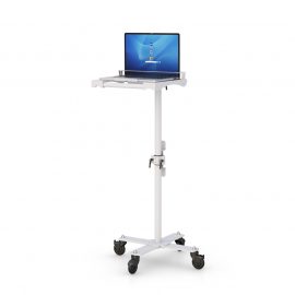 Mobile Lightweight Computer Cart with Laptop Tray