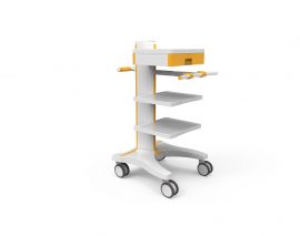 Two-Level Tray Medical Cart with Drawer OEM
