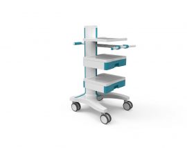 Medical Utility Cart with Two Drawers OEM