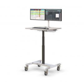 Mobile Single Post Electronic Adjustable Cart by AFC