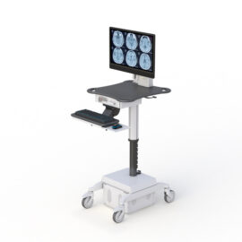 Point Of Care Mobile Computer Cart – Portable Standing Desk