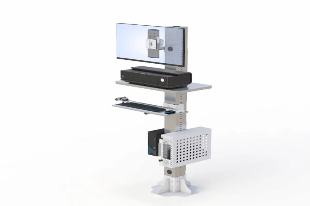 cleanroom computer carts 