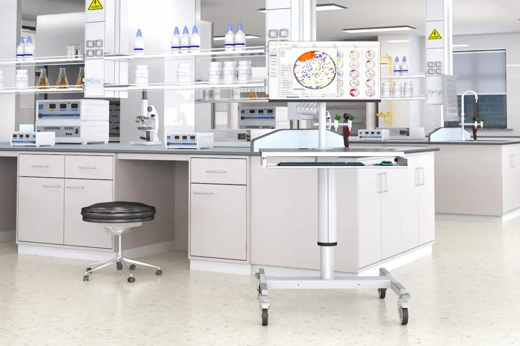 hospital rolling cart 